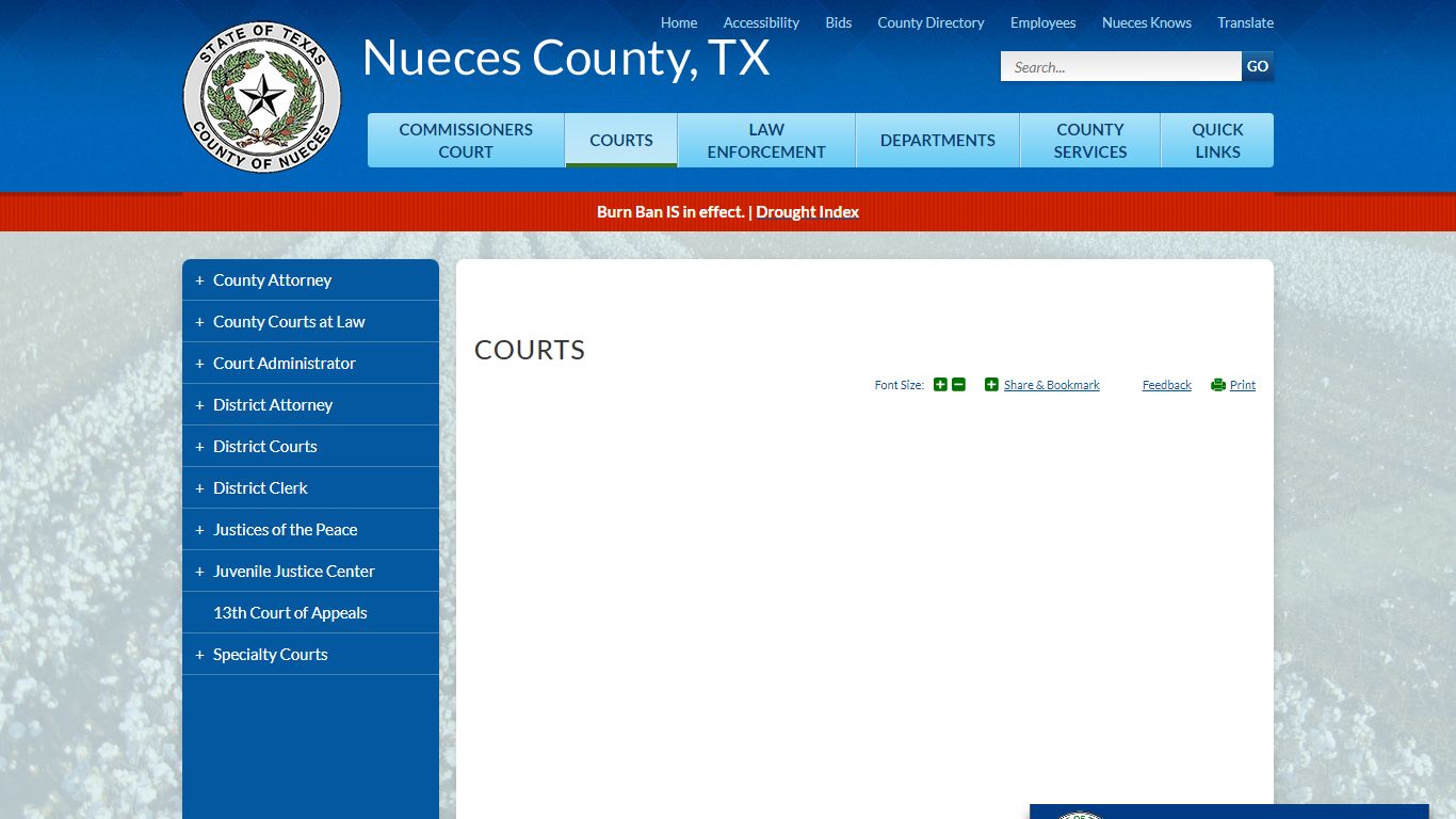 Courts | Nueces County, TX